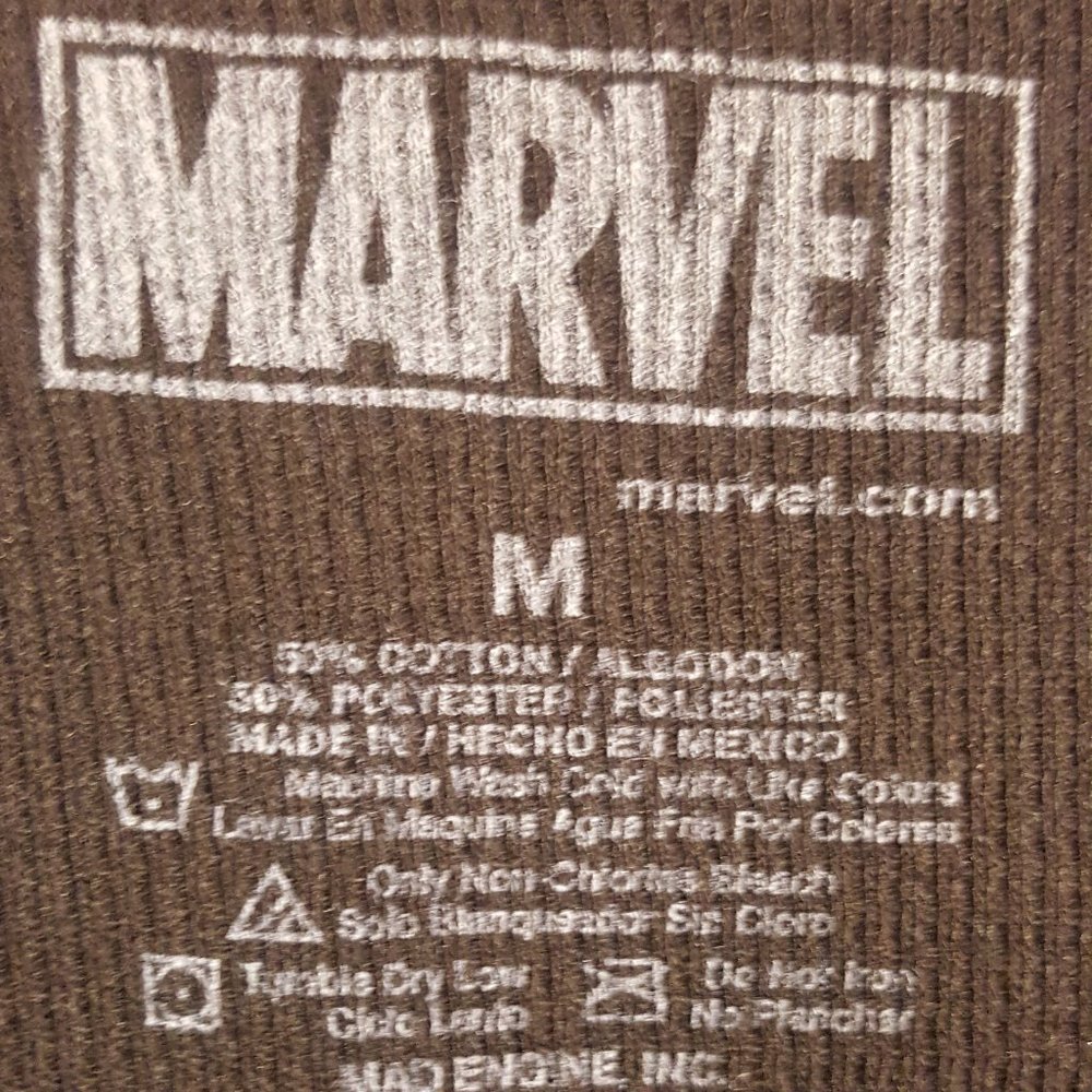MARVEL LONG SLEEVE Thermal SHIRT - THE INCREDIBLE HULK RADIOACTIVE - Picture 4 of 4